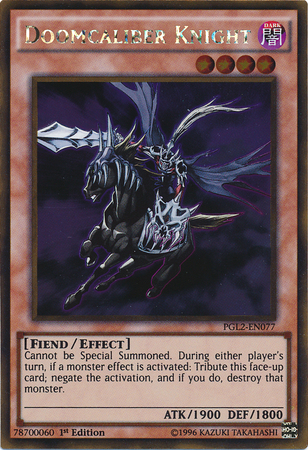 Doomcaliber Knight [PGL2-EN077] Gold Rare | Jomio and Rueliete's Cards and Comics