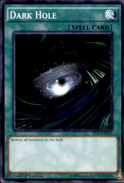Dark Hole [YS15-ENF13] Shatterfoil Rare | Jomio and Rueliete's Cards and Comics