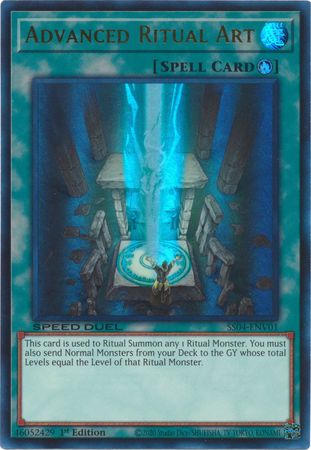 Advanced Ritual Art [SS04-ENV01] Ultra Rare | Jomio and Rueliete's Cards and Comics