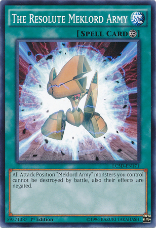 The Resolute Meklord Army [LC5D-EN171] Common | Jomio and Rueliete's Cards and Comics