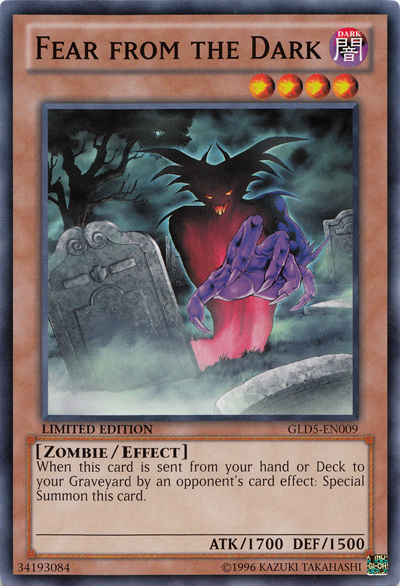 Fear from the Dark [GLD5-EN009] Common | Jomio and Rueliete's Cards and Comics