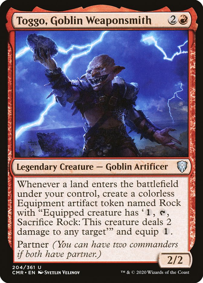 Toggo, Goblin Weaponsmith [Commander Legends] | Jomio and Rueliete's Cards and Comics
