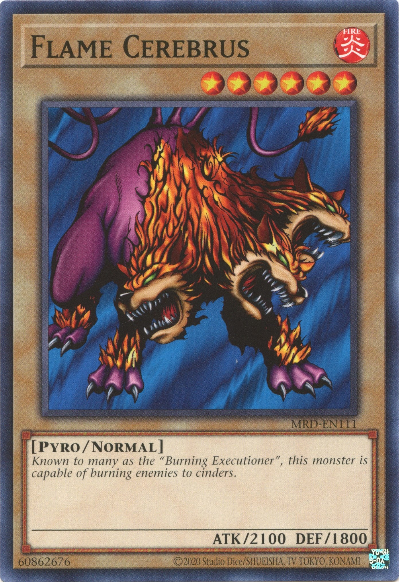 Flame Cerebrus (25th Anniversary) [MRD-EN111] Common | Jomio and Rueliete's Cards and Comics