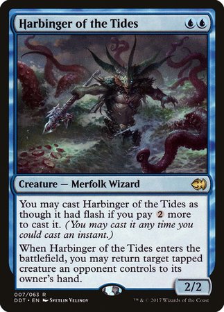 Harbinger of the Tides [Duel Decks: Merfolk vs. Goblins] | Jomio and Rueliete's Cards and Comics
