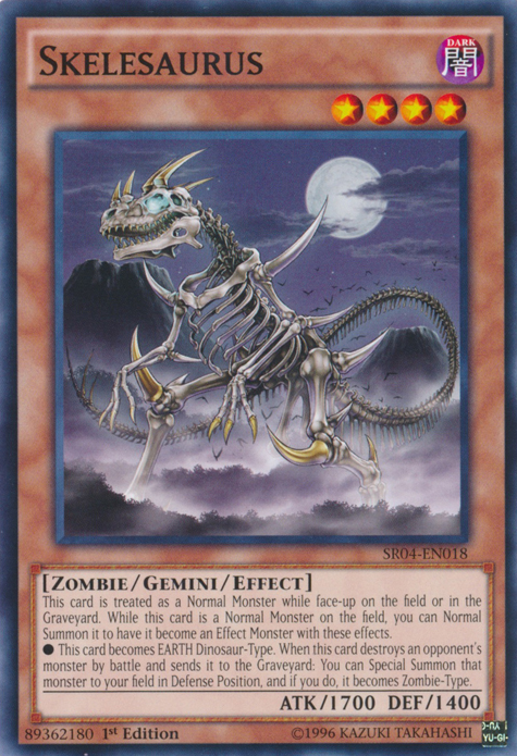 Skelesaurus [SR04-EN018] Common | Jomio and Rueliete's Cards and Comics