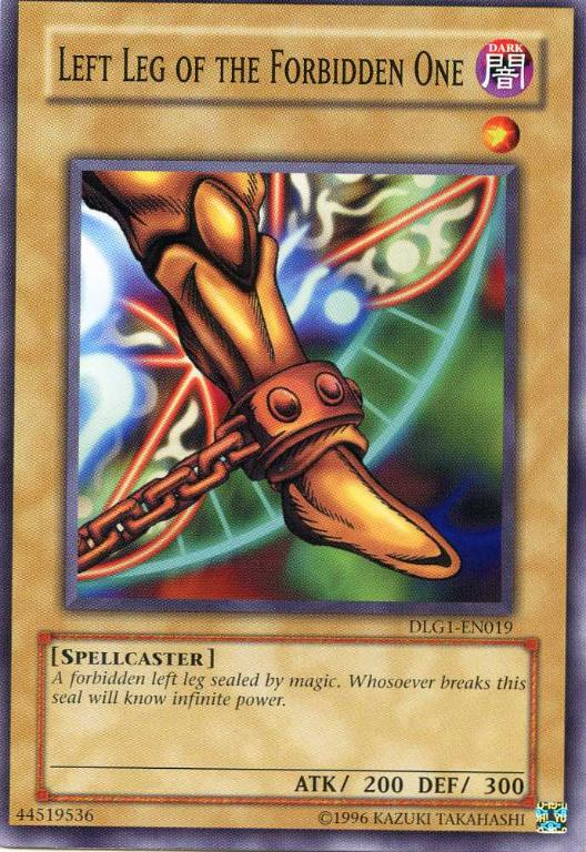 Left Leg of the Forbidden One [DLG1-EN019] Common | Jomio and Rueliete's Cards and Comics