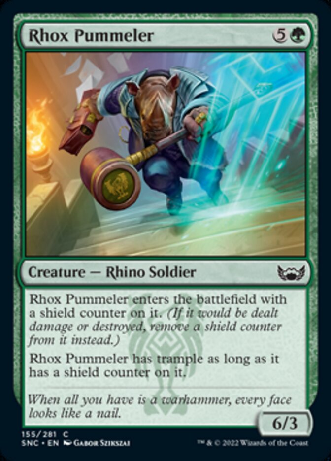 Rhox Pummeler [Streets of New Capenna] | Jomio and Rueliete's Cards and Comics