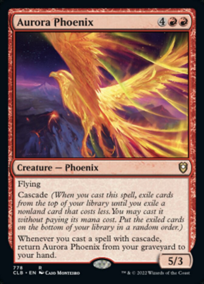 Aurora Phoenix [Commander Legends: Battle for Baldur's Gate] | Jomio and Rueliete's Cards and Comics