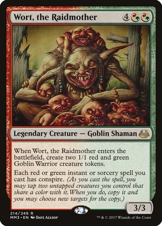 Wort, the Raidmother [Modern Masters 2017] | Jomio and Rueliete's Cards and Comics