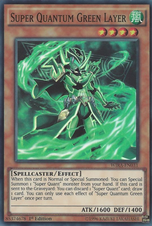 Super Quantum Green Layer [WIRA-EN031] Super Rare | Jomio and Rueliete's Cards and Comics
