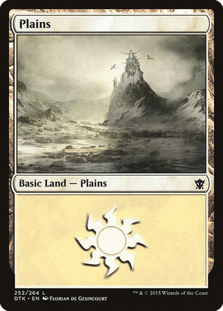 Plains (252) [Dragons of Tarkir] | Jomio and Rueliete's Cards and Comics