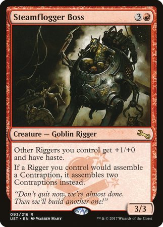 Steamflogger Boss [Unstable] | Jomio and Rueliete's Cards and Comics