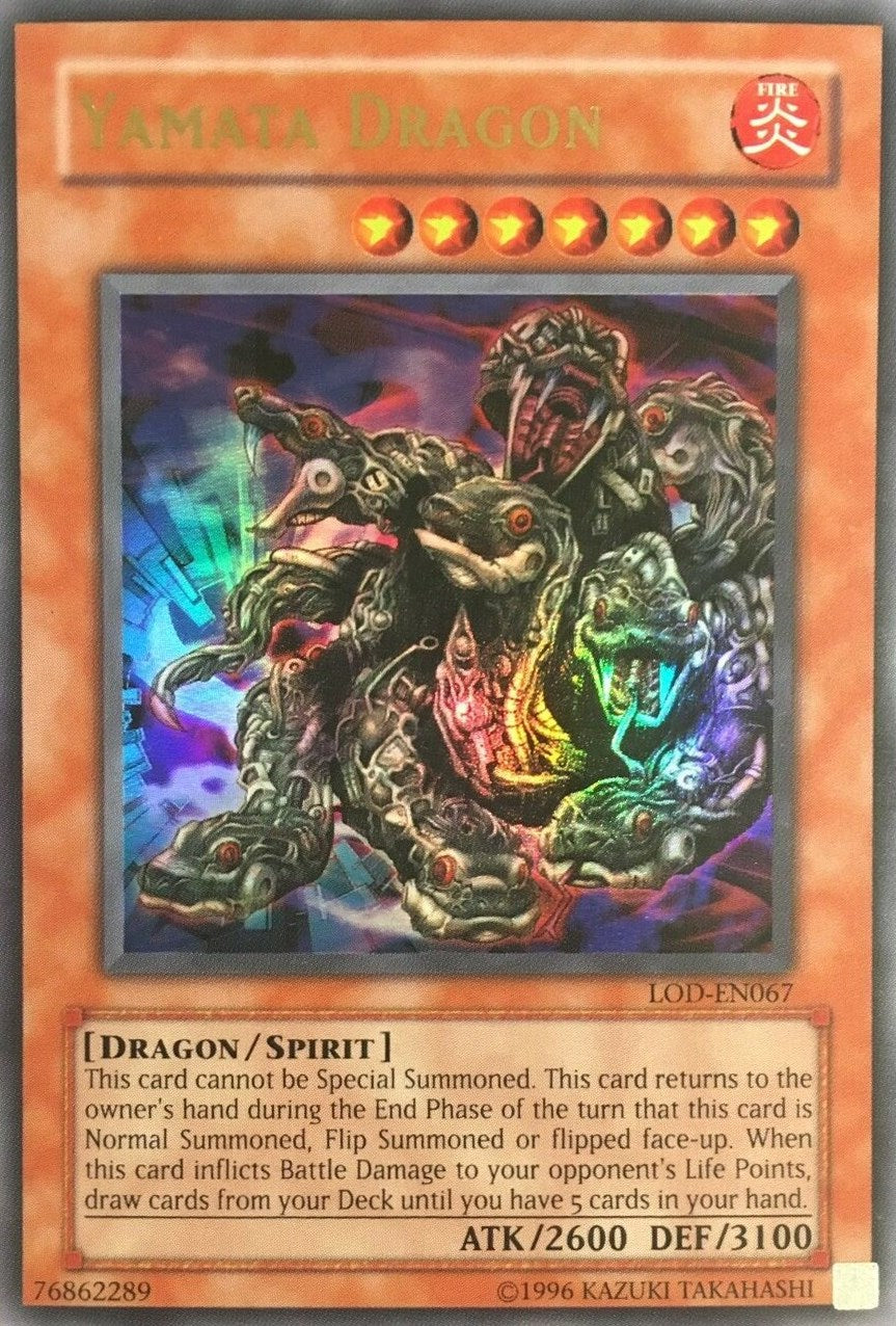 Yamata Dragon [LOD-EN067] Ultra Rare | Jomio and Rueliete's Cards and Comics