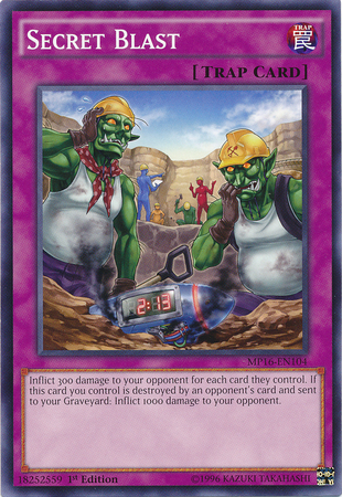 Secret Blast [MP16-EN104] Common | Jomio and Rueliete's Cards and Comics