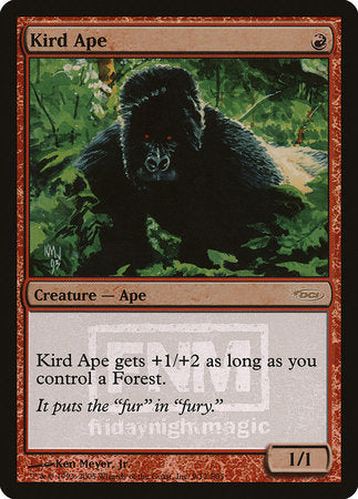 Kird Ape [Friday Night Magic 2005] | Jomio and Rueliete's Cards and Comics