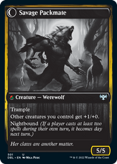 Child of the Pack // Savage Packmate [Innistrad: Double Feature] | Jomio and Rueliete's Cards and Comics