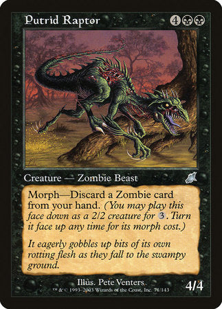 Putrid Raptor [Scourge] | Jomio and Rueliete's Cards and Comics