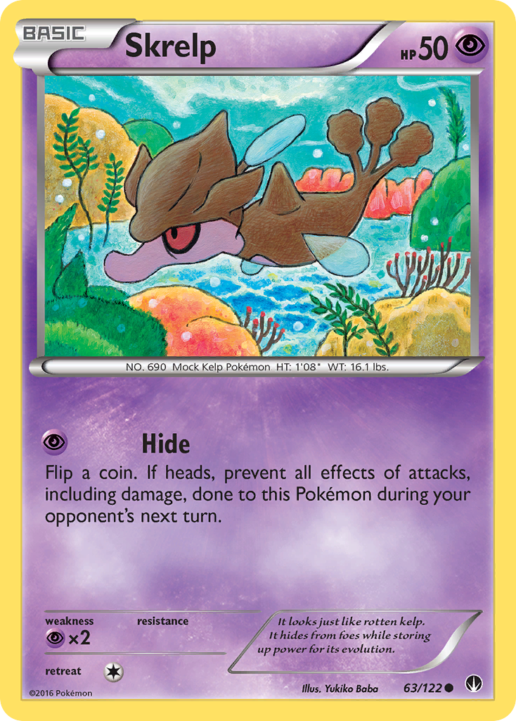Skrelp (63/122) [XY: BREAKpoint] | Jomio and Rueliete's Cards and Comics