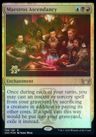 Maestros Ascendancy [Streets of New Capenna Prerelease Promos] | Jomio and Rueliete's Cards and Comics