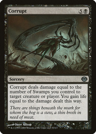Corrupt [Duel Decks: Garruk vs. Liliana] | Jomio and Rueliete's Cards and Comics