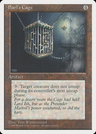 Barl's Cage [Chronicles] | Jomio and Rueliete's Cards and Comics