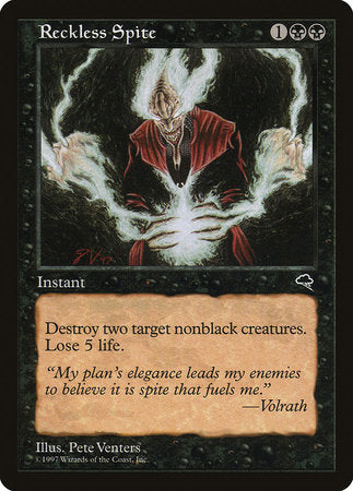 Reckless Spite [Tempest] | Jomio and Rueliete's Cards and Comics