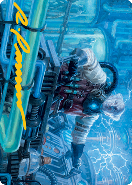 Ludevic, Necrogenius Art Card (Gold-Stamped Signature) [Innistrad: Midnight Hunt Art Series] | Jomio and Rueliete's Cards and Comics