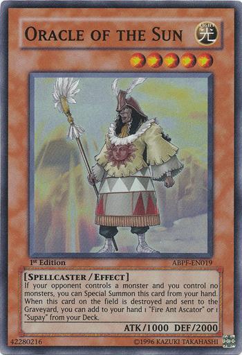 Oracle of the Sun [ABPF-EN019] Super Rare | Jomio and Rueliete's Cards and Comics