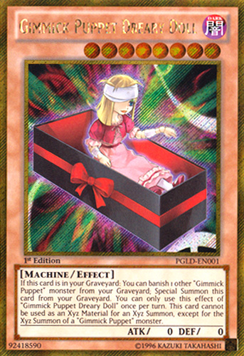 Gimmick Puppet Dreary Doll [PGLD-EN001] Gold Secret Rare | Jomio and Rueliete's Cards and Comics