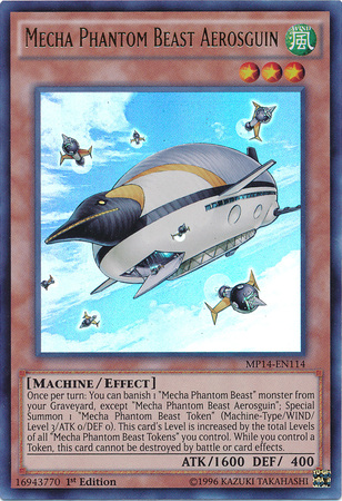 Mecha Phantom Beast Aerosguin [MP14-EN114] Ultra Rare | Jomio and Rueliete's Cards and Comics
