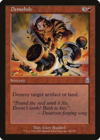 Demolish [Odyssey] | Jomio and Rueliete's Cards and Comics