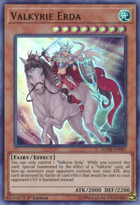 Valkyrie Erda [DANE-EN087] Ultra Rare | Jomio and Rueliete's Cards and Comics