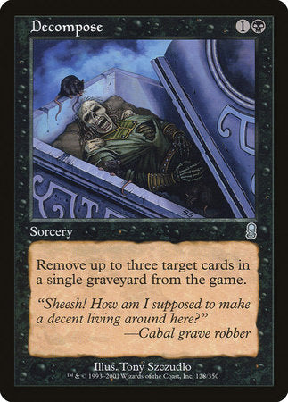 Decompose [Odyssey] | Jomio and Rueliete's Cards and Comics