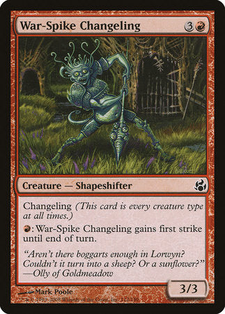 War-Spike Changeling [Morningtide] | Jomio and Rueliete's Cards and Comics