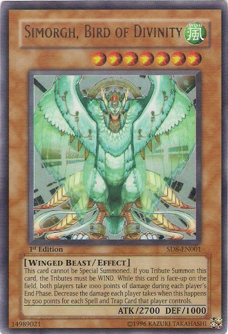 Simorgh, Bird of Divinity [SD8-EN001] Ultra Rare | Jomio and Rueliete's Cards and Comics