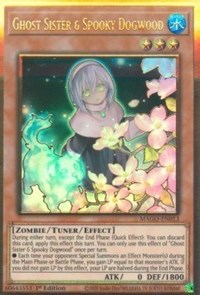 Ghost Sister & Spooky Dogwood (Alternate Art) [MAGO-EN013] Gold Rare | Jomio and Rueliete's Cards and Comics
