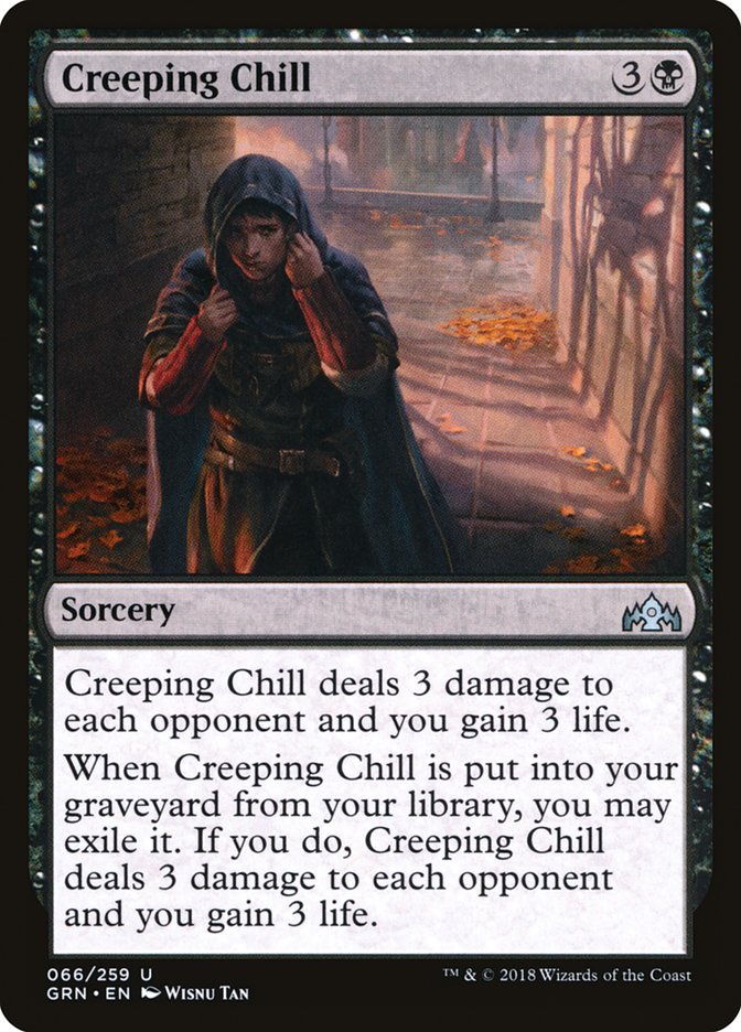 Creeping Chill [Guilds of Ravnica] | Jomio and Rueliete's Cards and Comics