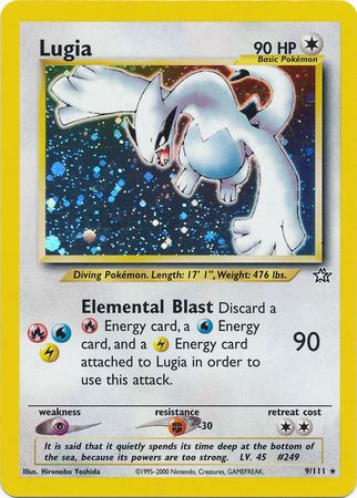 Lugia (9/111) [Neo Genesis Unlimited] | Jomio and Rueliete's Cards and Comics