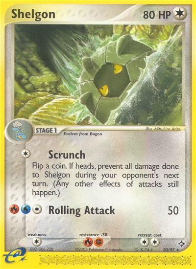 Shelgon (20/97) [EX: Dragon] | Jomio and Rueliete's Cards and Comics