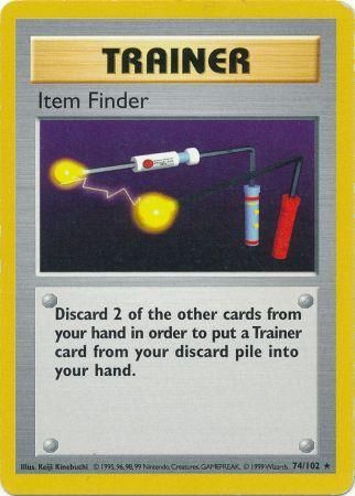 Item Finder (74/102) [Base Set Shadowless Unlimited] | Jomio and Rueliete's Cards and Comics