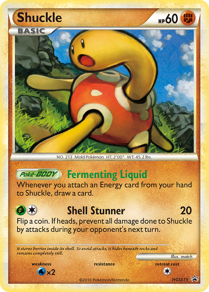 Shuckle (HGSS15) [HeartGold & SoulSilver: Black Star Promos] | Jomio and Rueliete's Cards and Comics