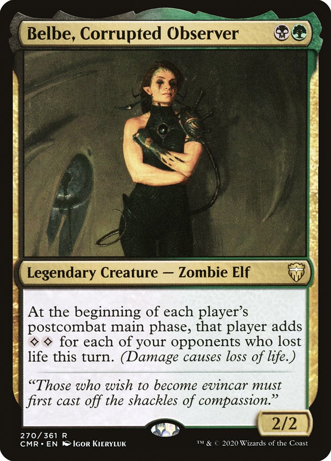 Belbe, Corrupted Observer [Commander Legends] | Jomio and Rueliete's Cards and Comics