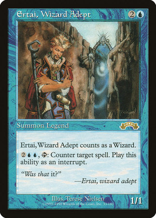 Ertai, Wizard Adept [Exodus] | Jomio and Rueliete's Cards and Comics