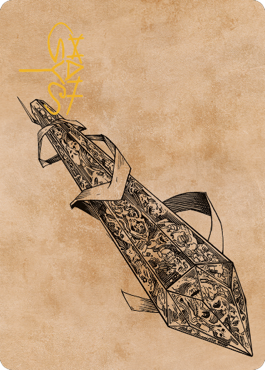 Stonespeaker Crystal Art Card (Gold-Stamped Signature) [Commander Legends: Battle for Baldur's Gate Art Series] | Jomio and Rueliete's Cards and Comics