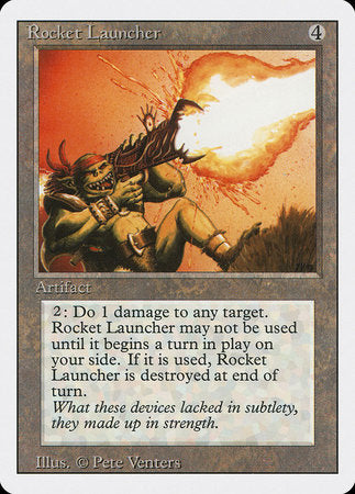 Rocket Launcher [Revised Edition] | Jomio and Rueliete's Cards and Comics