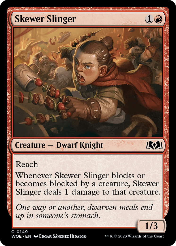 Skewer Slinger [Wilds of Eldraine] | Jomio and Rueliete's Cards and Comics
