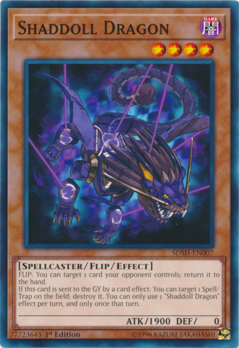 Shaddoll Dragon [SDSH-EN007] Common | Jomio and Rueliete's Cards and Comics