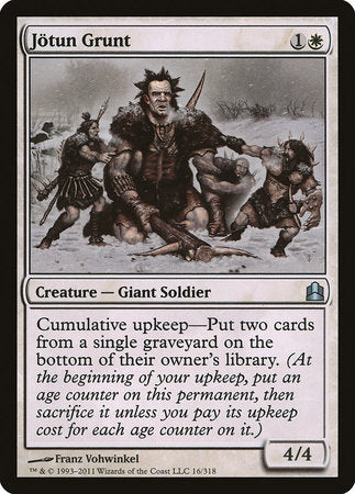 Jotun Grunt [Commander 2011] | Jomio and Rueliete's Cards and Comics