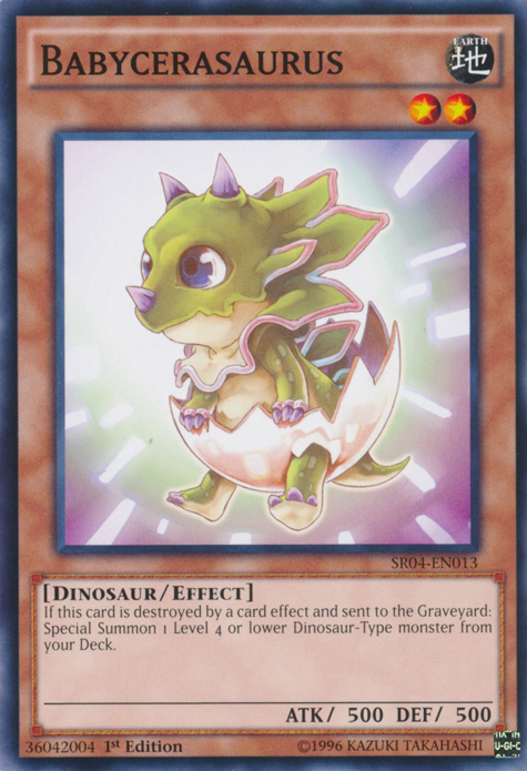 Babycerasaurus [SR04-EN013] Common | Jomio and Rueliete's Cards and Comics