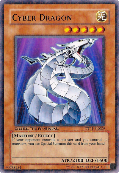 Cyber Dragon [DTP1-EN009] Rare | Jomio and Rueliete's Cards and Comics